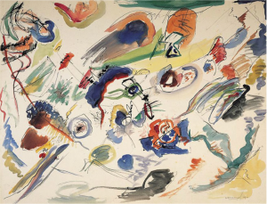 Kandinsky, Première aquarelle abstraite, 1913