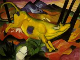 Franz_Marc-The_Yellow_Cow-1911