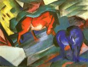 Marc-red_and_blue_horses